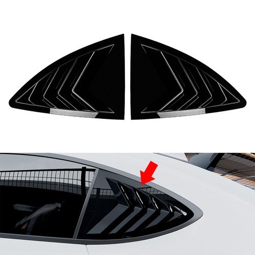 Rear window louvers scoop - window,