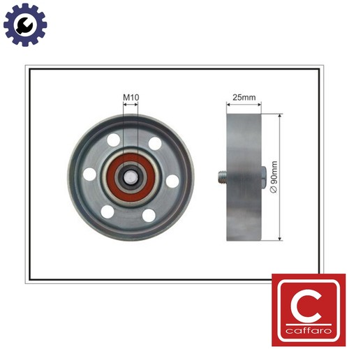 Tensioner pulley vribbed belt - pulley,