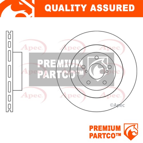 Premium front brake disc fits - front,