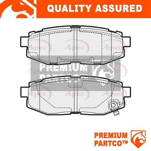 Premium rear brake pads - premium,