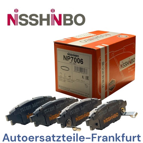 Nisshinbo rear brake pads for - nisshinbo,