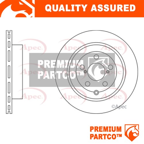 Premium rear brake - disc, fits