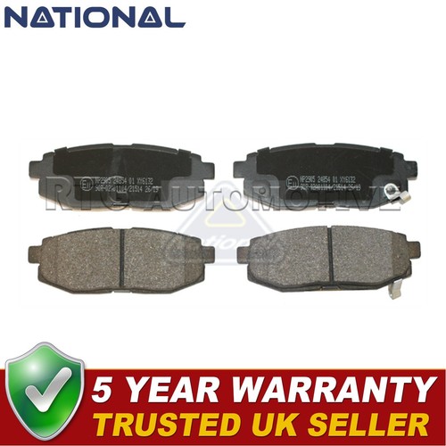 National rear brake - national, pads