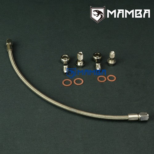Turbo oil feed line - oil, for