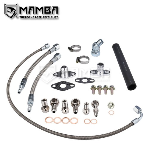 Turbo oil water line kit - water, fits