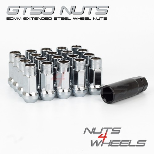 Chrome gt50 wheel nuts - 20,